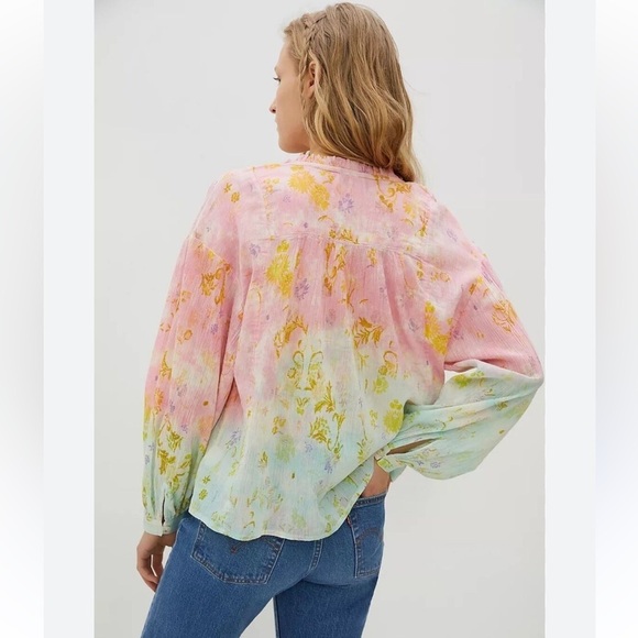 Anthropologie Pilcro The Tavi Blouse Size XS - Picture 2 of 10